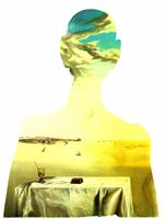 Пара с головами, полными облаков. Мужчина 1936